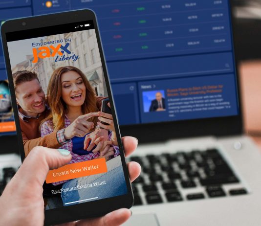Кошелек криптовалют Jaxx Liberty